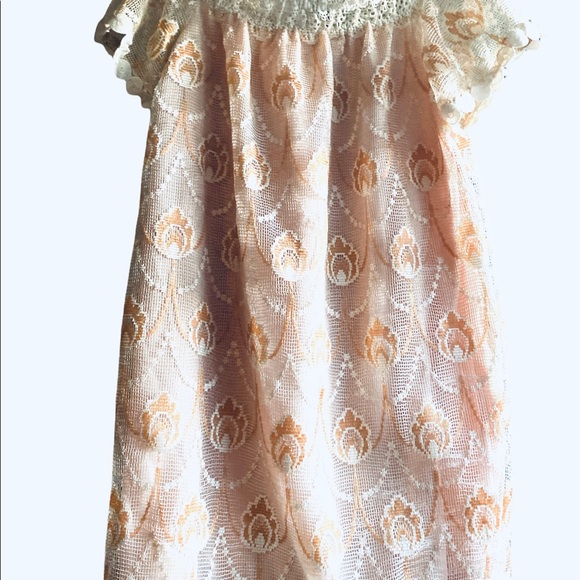 Anthropologie HD in Paris Avellanas Swing Dress lace off-the-shoulder. - Picture 2 of 4